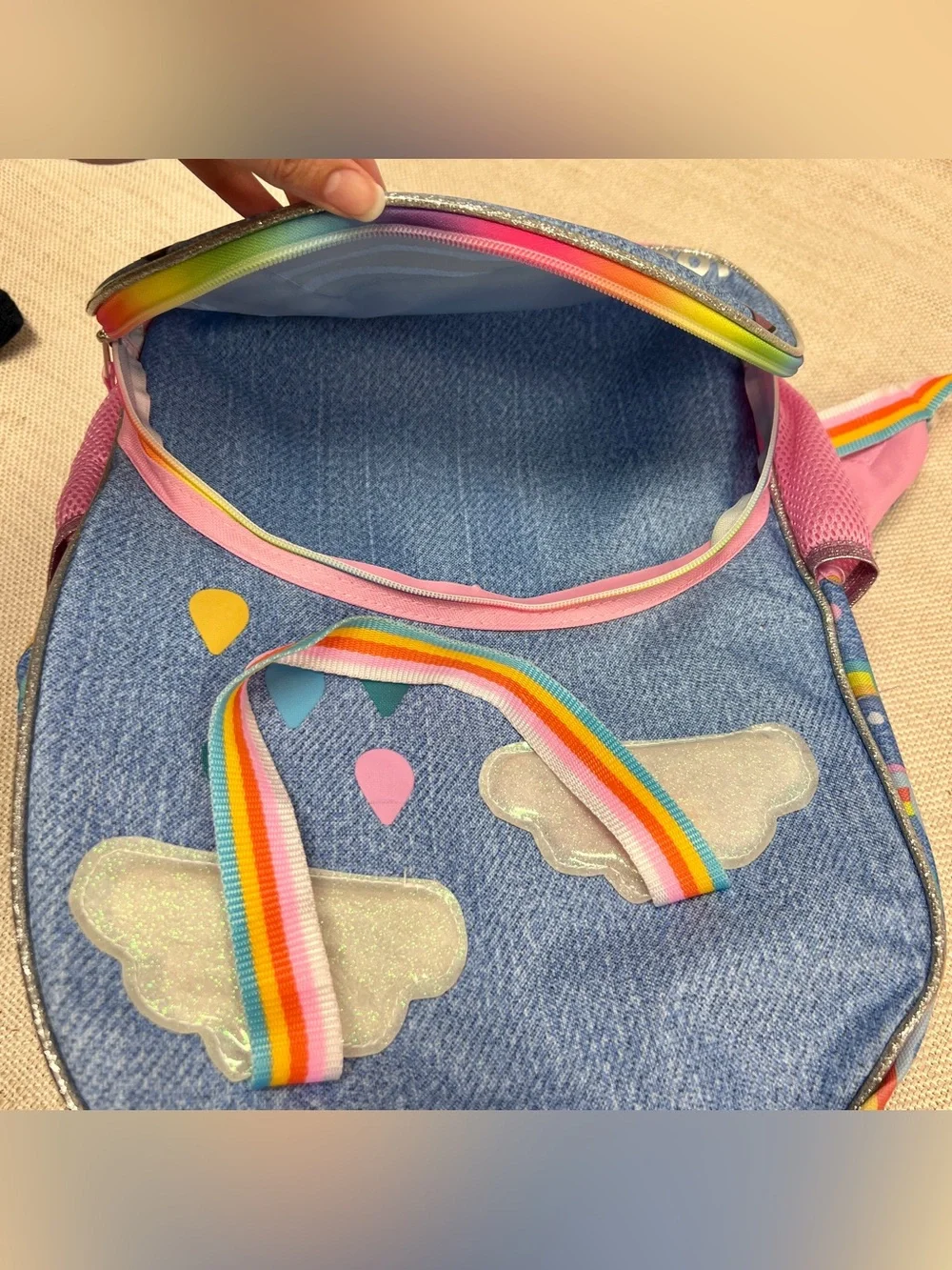 Disney Stitch Look For The Rainbow Backpack